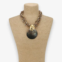 Pacifica Necklace (Sand) | Mother of Pearl Shell - Gardenia Jewelry