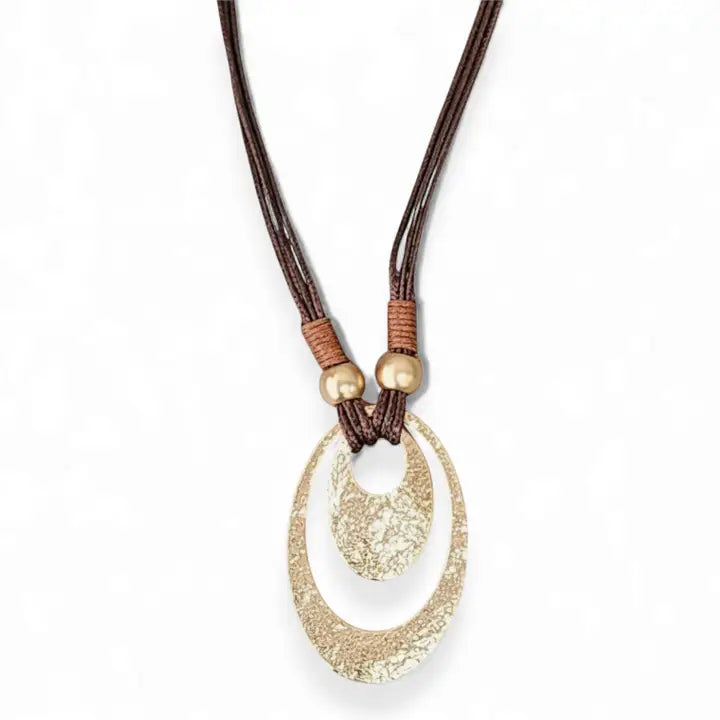 The Zeta Necklace | Chunky Vintage Pendant