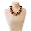 Chunky Baroque Stone Boho Bead Necklace | Statement Jewelry
