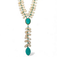 The Onda Necklace | Turquoise & Seashell