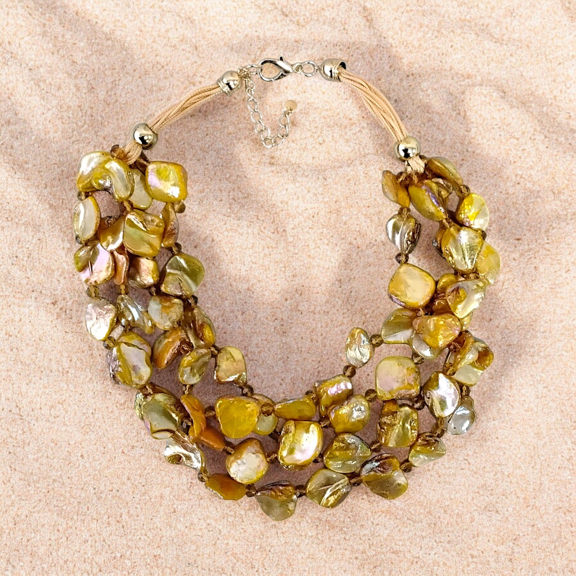 Seashell Necklace | Gold Necklace | Boho | Layer | Coastal