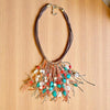 Boho Necklace | Southwest Festival | Rainbow Fringe Necklace