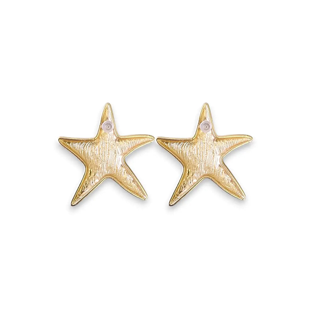 Chunky Vintage Starfish Statement Earring | Mermaid | Beach | Coastal Jewelry | Seashell | Boho | Fall 2025