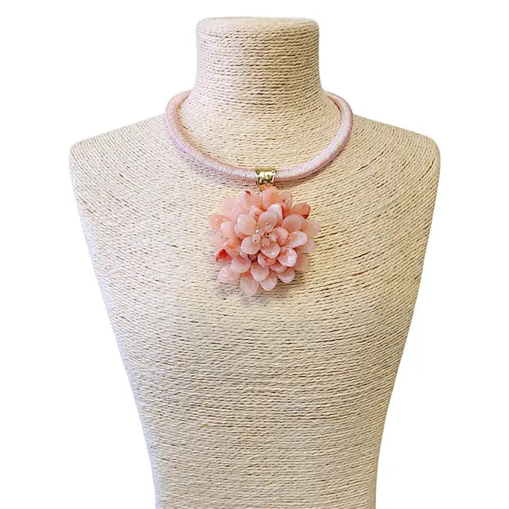The Sakura Necklace | Pink Flower Collar