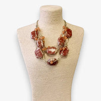 The Juno Necklace | Boho Beaded Stone