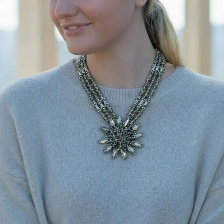 The Aspen Necklace | Chunky Snowflake Necklace