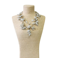 Coastal Pearl & Silk Layered Necklace