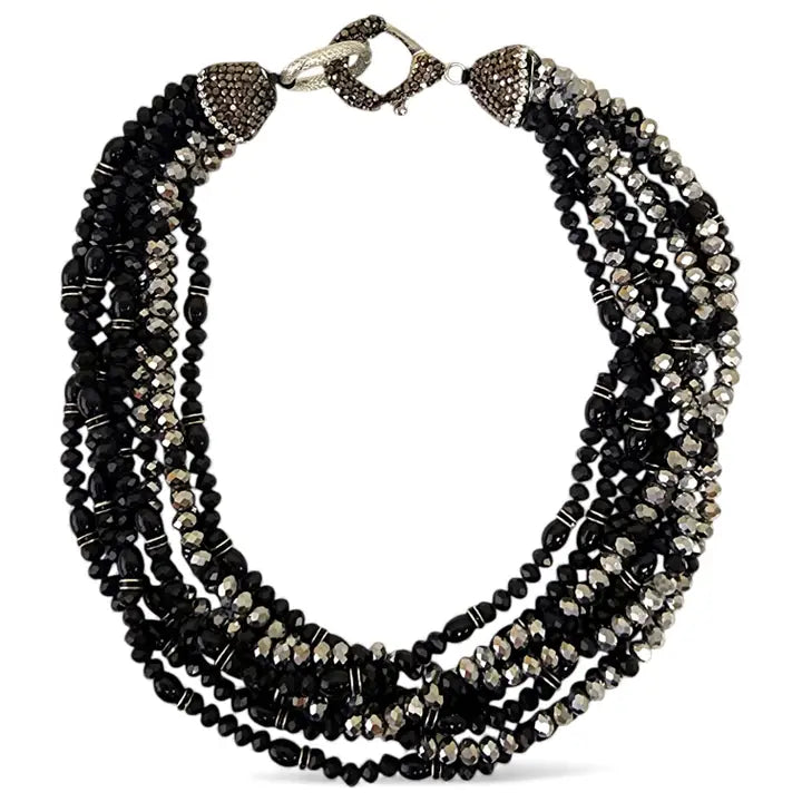 The Poppy Necklace | Chunky Beaded Collar Necklace