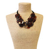 Multi Strand Tortoise Shell Necklace