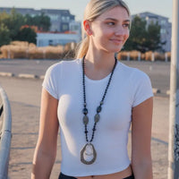 The Claire Necklace | Chunky Vintage Pendant