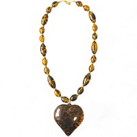 The Ajai Necklace | Tortoise Shell Heart