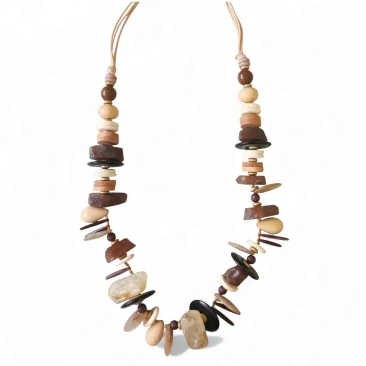 The Okemo Necklace | Chunky Boho Beaded
