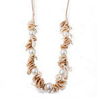 The Calypso Necklace | Coastal Shell & Pearl