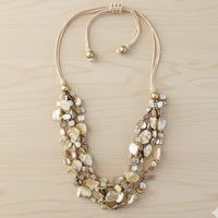 Multi Strand Layered Seashell Necklace