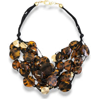 The Leona Necklace | Chunky Tortoise Shell Necklace