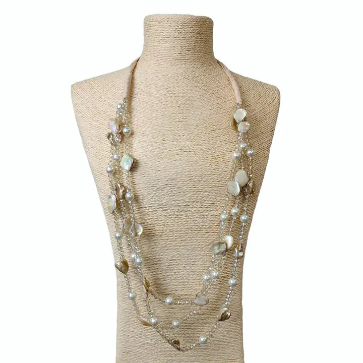The Kylie Necklace | Shell & Pearl
