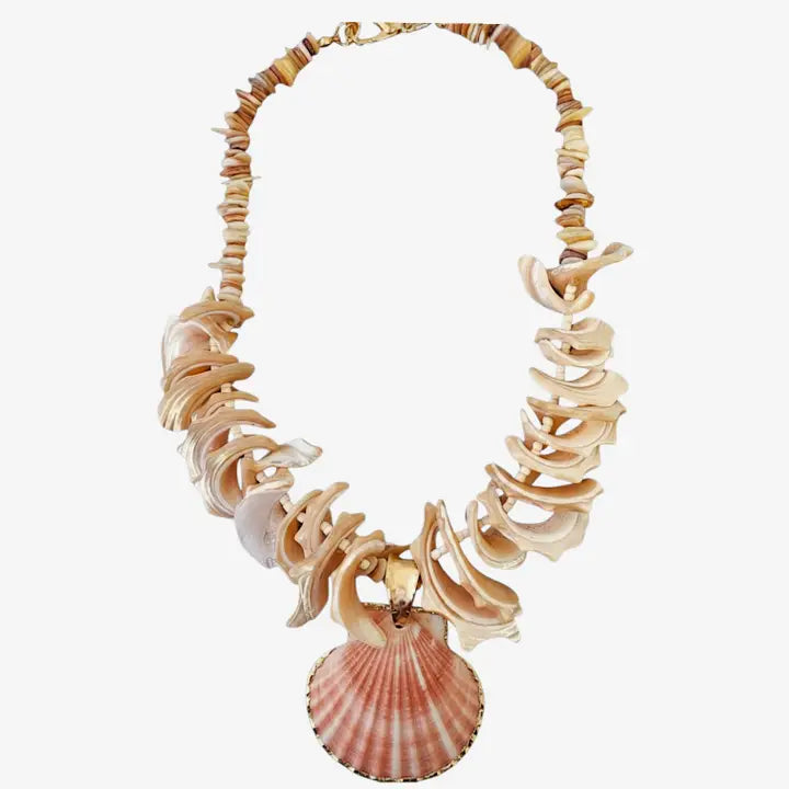 The Renzy Necklace | Coastal Spiral Shell