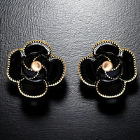 Handmade Chunky Vintage Pearl Flower Earrings | Statement Jewelry | Boho | Coastal | Stainless Steel | Fall 2025