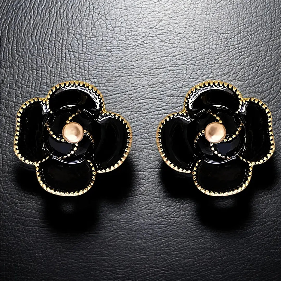 Handmade Chunky Vintage Pearl Flower Earrings | Statement Jewelry | Boho | Coastal | Stainless Steel | Fall 2025