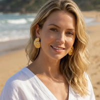 The Kai Earring | Coastal Chunky Seashell