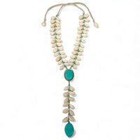 The Onda Necklace | Turquoise & Seashell