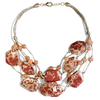 The Juno Necklace | Boho Beaded Stone