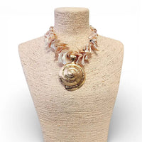 Marisol Necklace | Chunky Spiral Sea Shell - Gardenia Jewelry