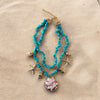 Turquoise Chip and Sea Life Charms