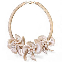The Delphine Necklace | Seashell Flower Collar