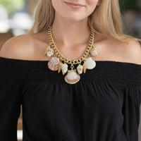The Avalon Necklace |  Seashell Charm Necklace