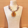 Pendant Necklace | Boho Necklace | Neutral Statement Collar