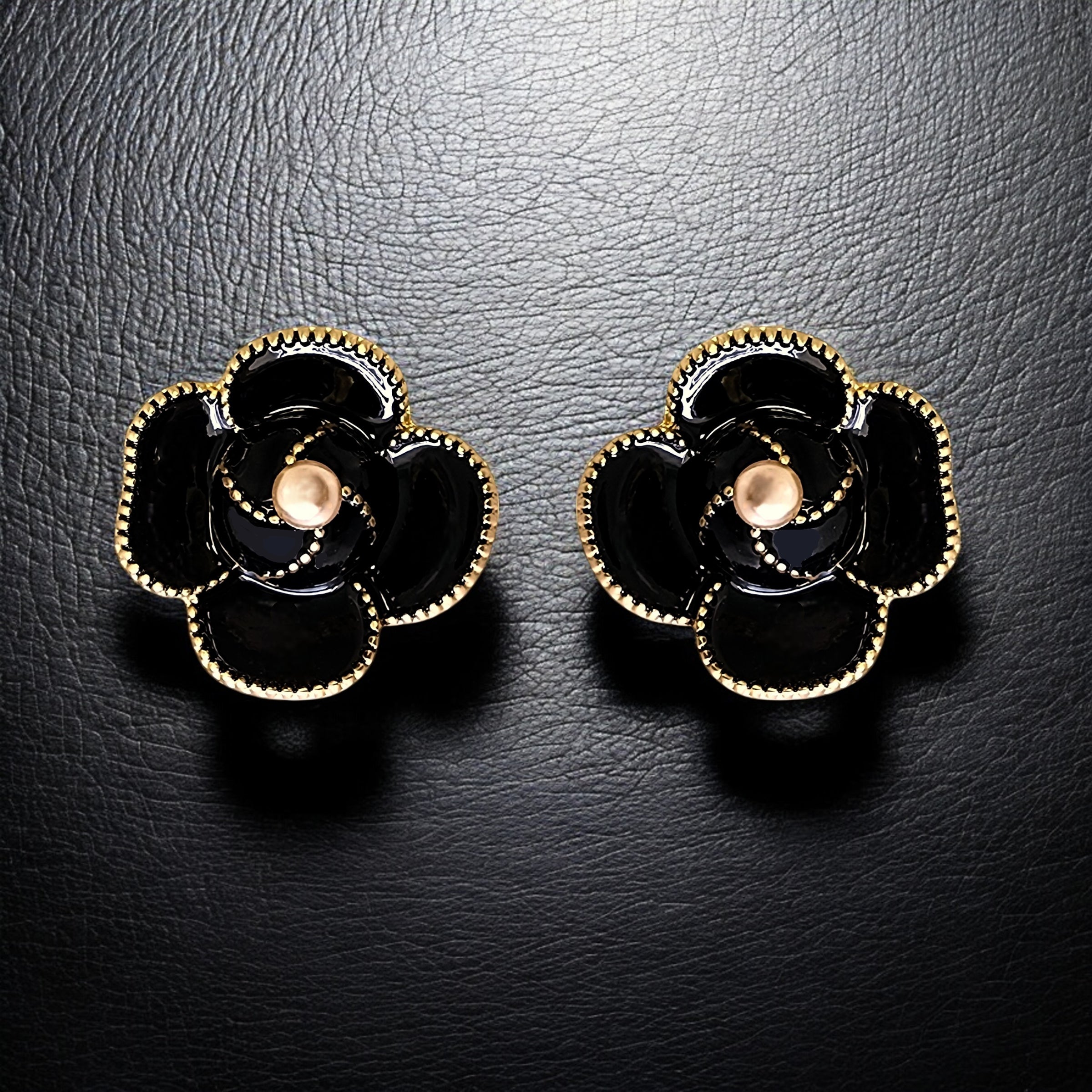 Handmade Chunky Vintage Pearl Flower Earrings | Statement Jewelry | Boho | Coastal | Stainless Steel | Fall 2025