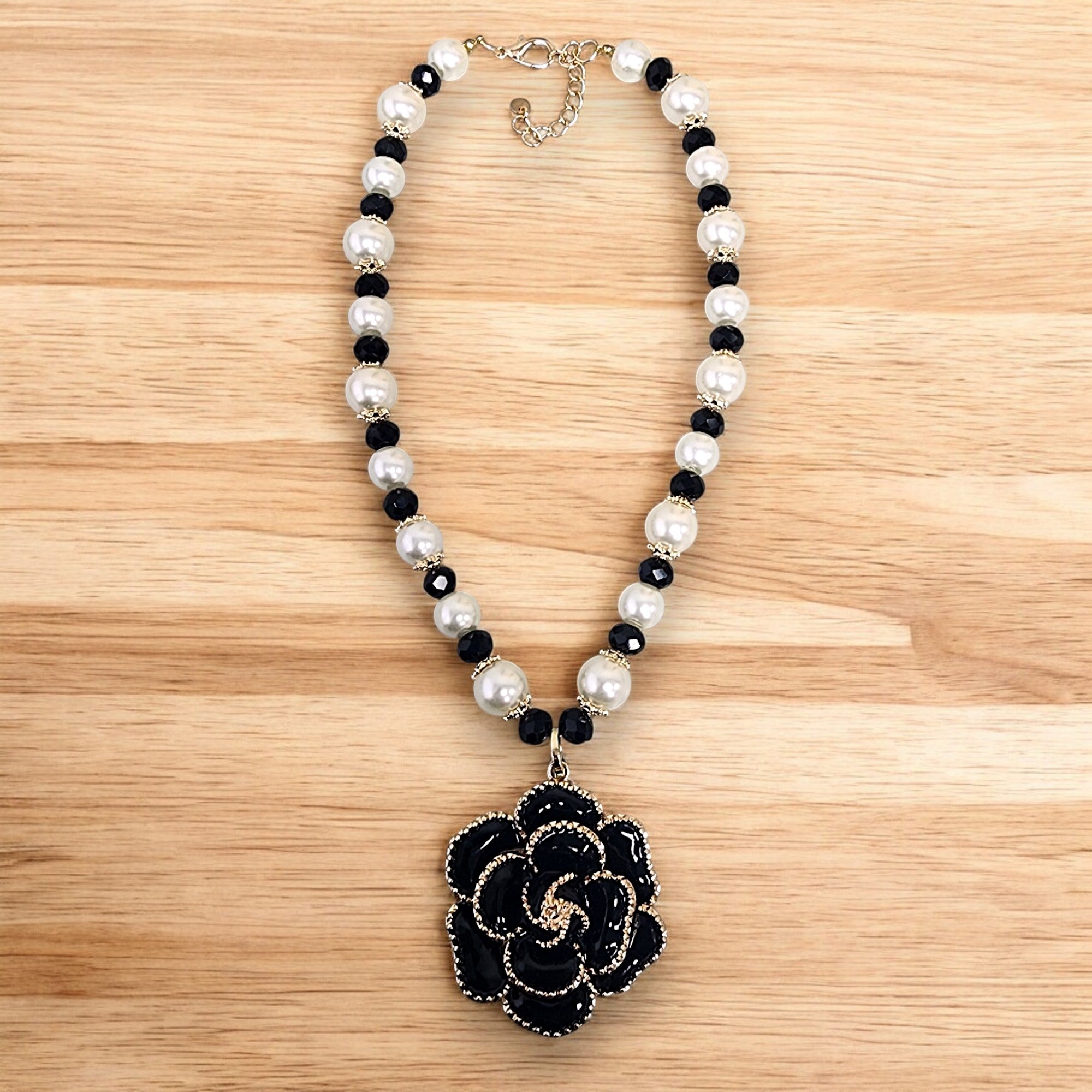 ネックレス・ペンダント +ENGBROX+ amelia pearl flower necklace EBNL24029RB ☆ENGBROX☆ amelia pearl flower necklace EBNL24029RB