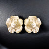 Handmade Chunky Vintage Pearl Flower Earrings | Statement Jewelry | Boho | Coastal | Stainless Steel | Fall 2025