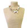 Seashell Necklace | Pearl Necklace | Short | Twist | Coastal