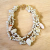 Seashell Necklace | Pearl Necklace | Short | Twist | Coastal