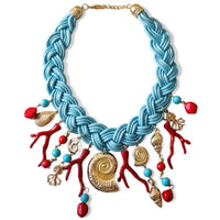 The Maryse Necklace | Turquoise Charm Collar