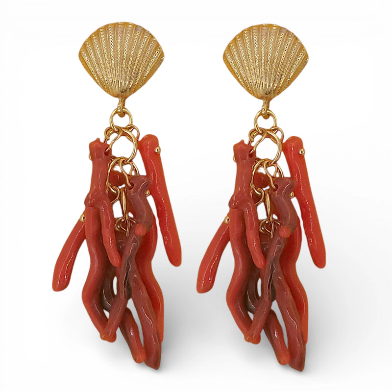 Red Wynn Earrings - Gardenia Jewelry