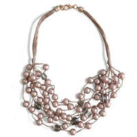 The Calliope Necklace | Chunky Beaded Pearl