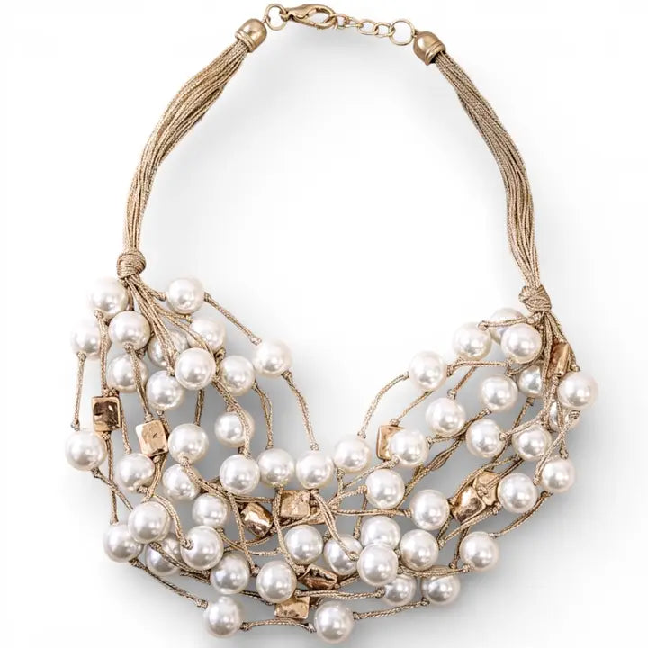 The Emma Necklace | Coastal Chunky Pearl