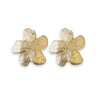 Handmade Chunky Vintage Gold Flower Earrings | Boho | Coastal | Statement Jewelry | Stainless Steel | Fall 2025