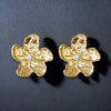 Handmade Chunky Vintage Gold Flower Earrings | Boho | Coastal | Statement Jewelry | Stainless Steel | Fall 2025