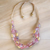 Pastel Pink Necklace | Peach Fuzz Necklace | Statement Layer