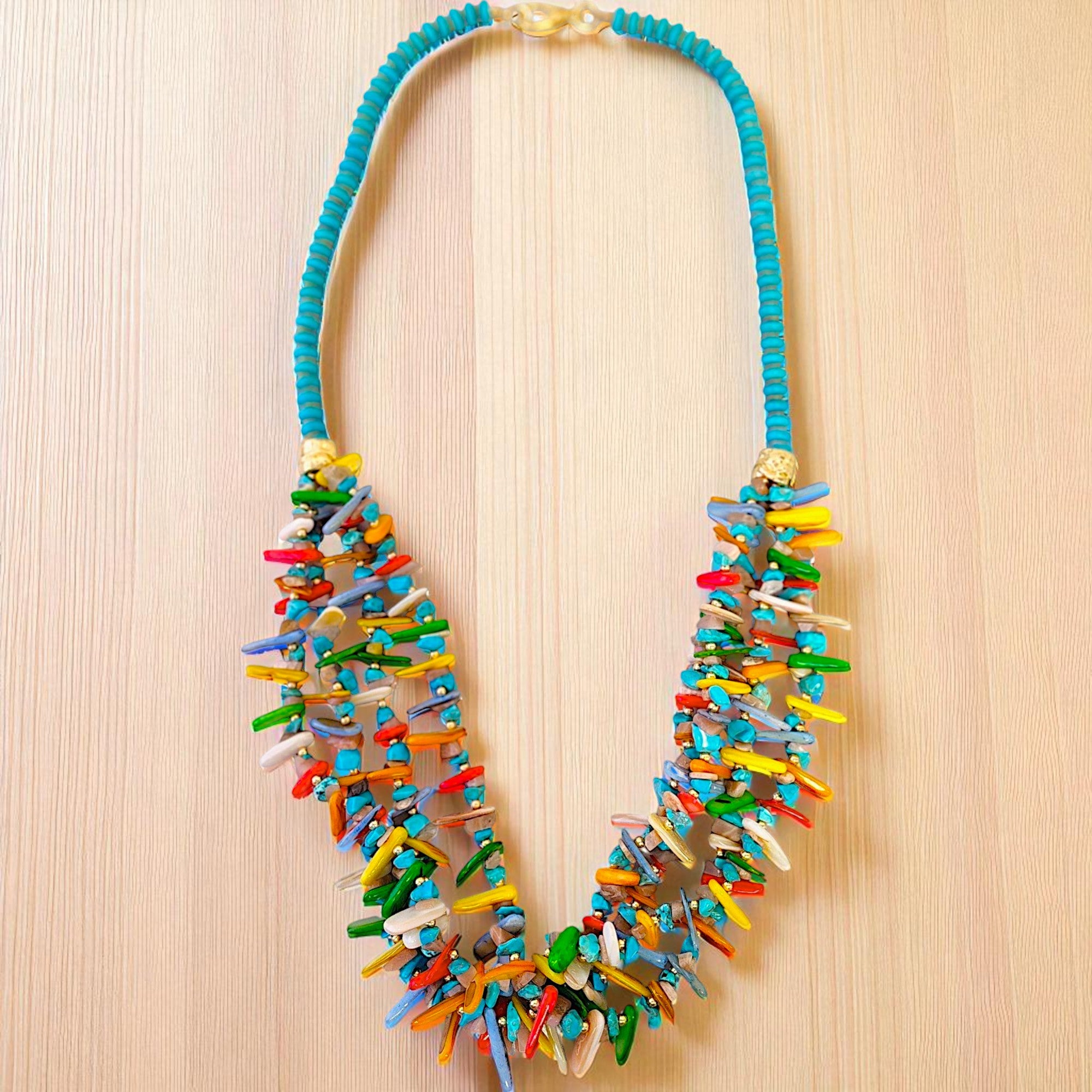 Turquoise Necklace | Boho Necklace | Multi Color Necklace