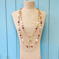Gold Chain Necklace | Seashell | Beach | Spring | Coastal