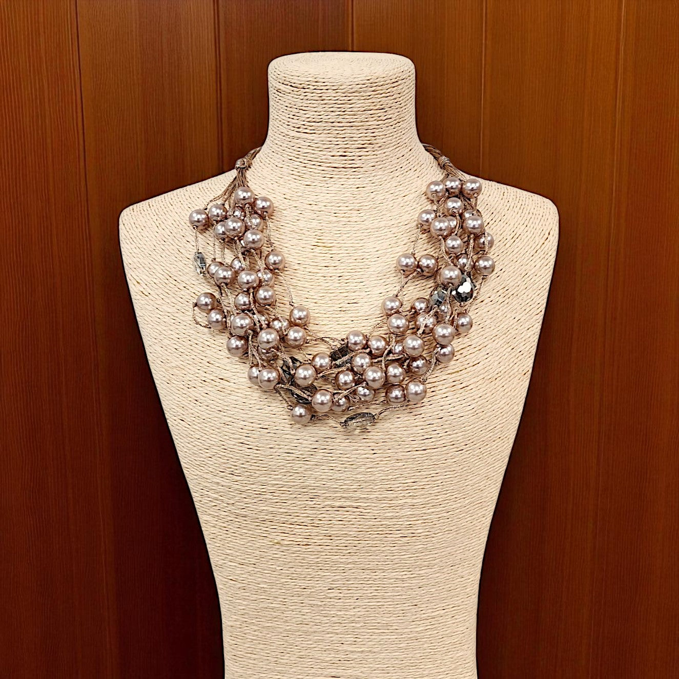 Mocha Mousse Pearl Necklace | Pearl Necklace | Boho | Coastal