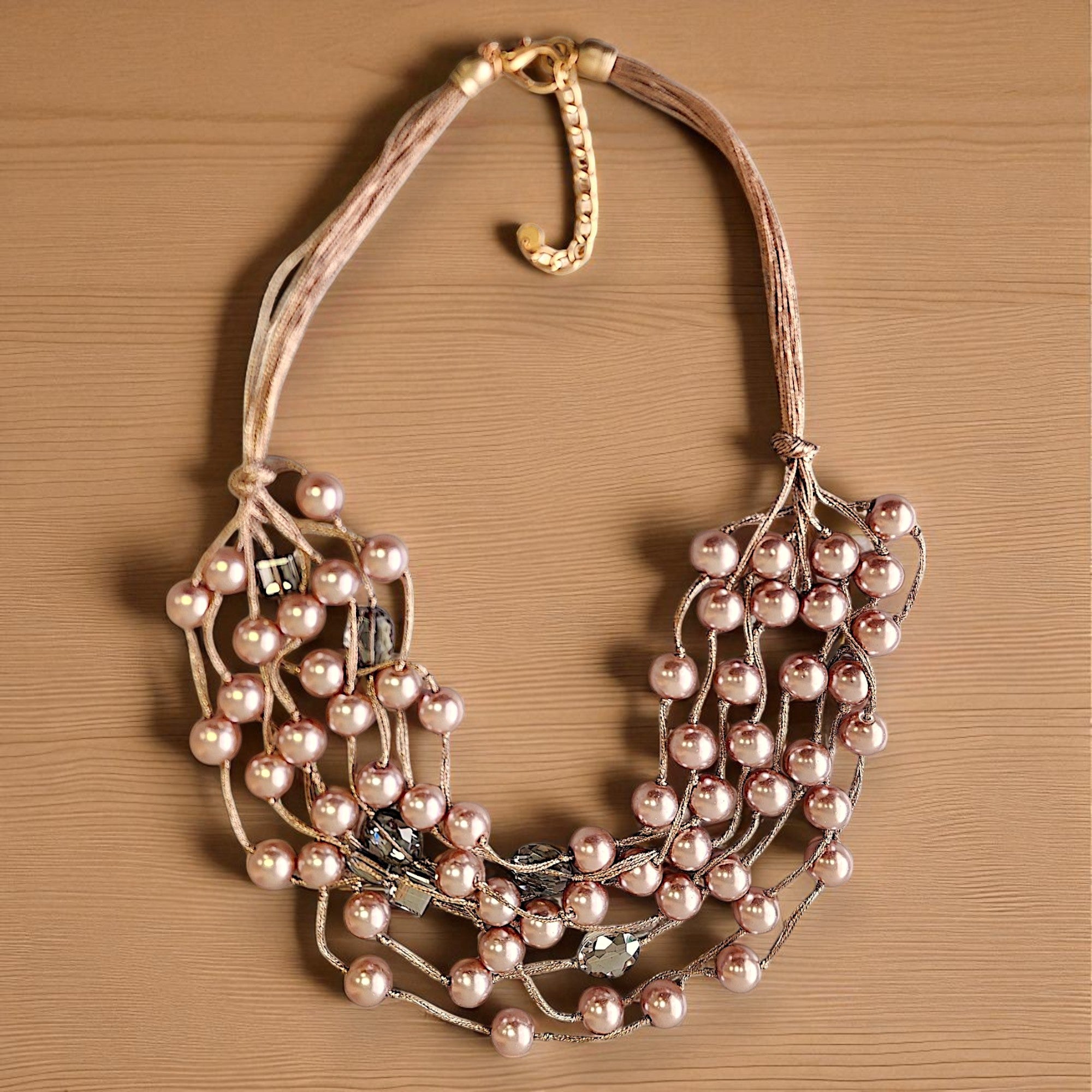 Mocha Mousse Pearl Necklace | Pearl Necklace | Boho | Coastal