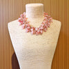 Pastel Pink Necklace | Torsade Necklace | Statement Collar