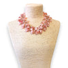Pastel Pink Necklace | Torsade Necklace | Statement Collar