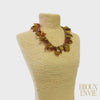 Woven Earth Tone Boho Beaded Necklace
